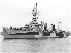 USS Richmond undir seinna heimsbardaga USS Richmond
